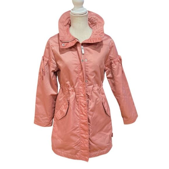 Hunter Refined Drawcord Coat in Pale Rose Size XS - Picture 2 of 10